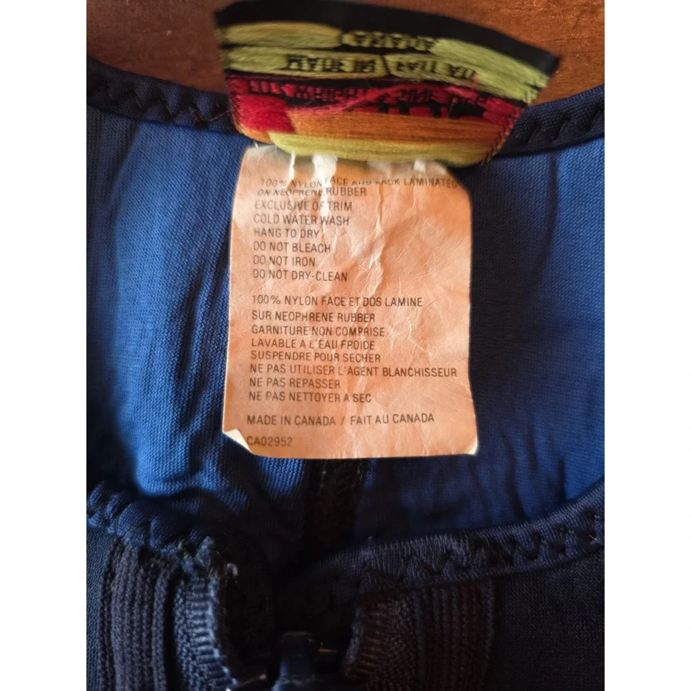 BARE Fitz Wright Co Full Wetsuit Size 8 Sleeveless Made in Canada T54